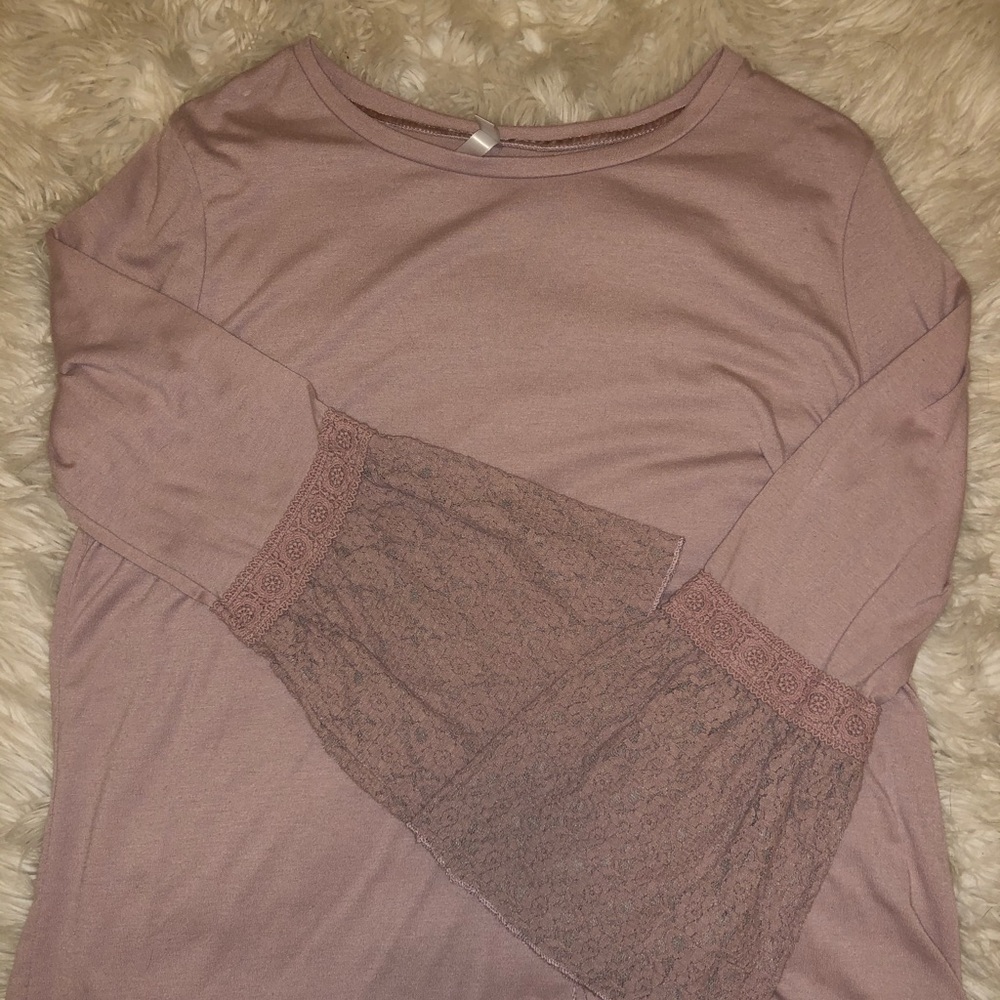 Flowy Top with Lace Detail